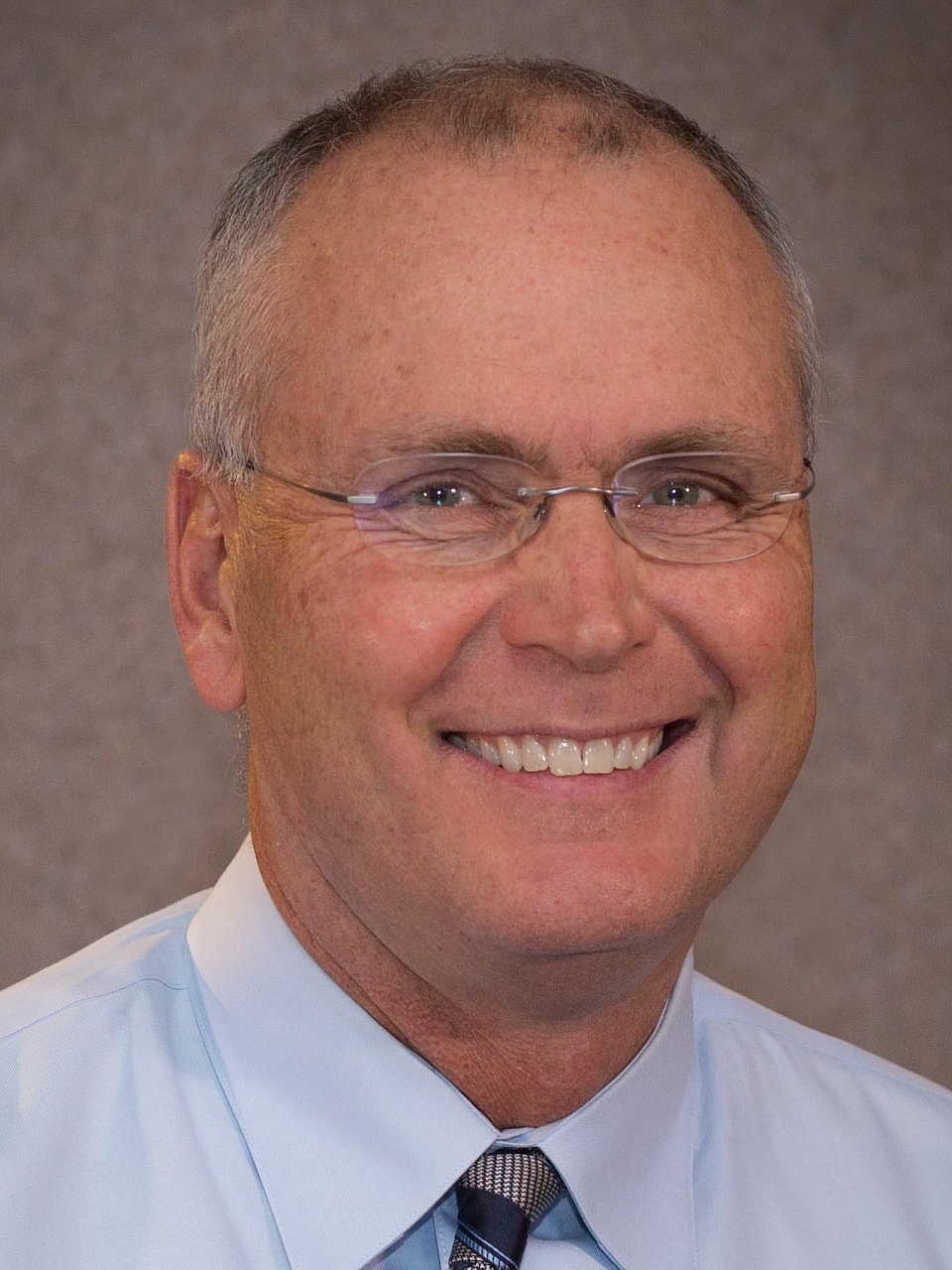 A portrait of Ken Johnson. 