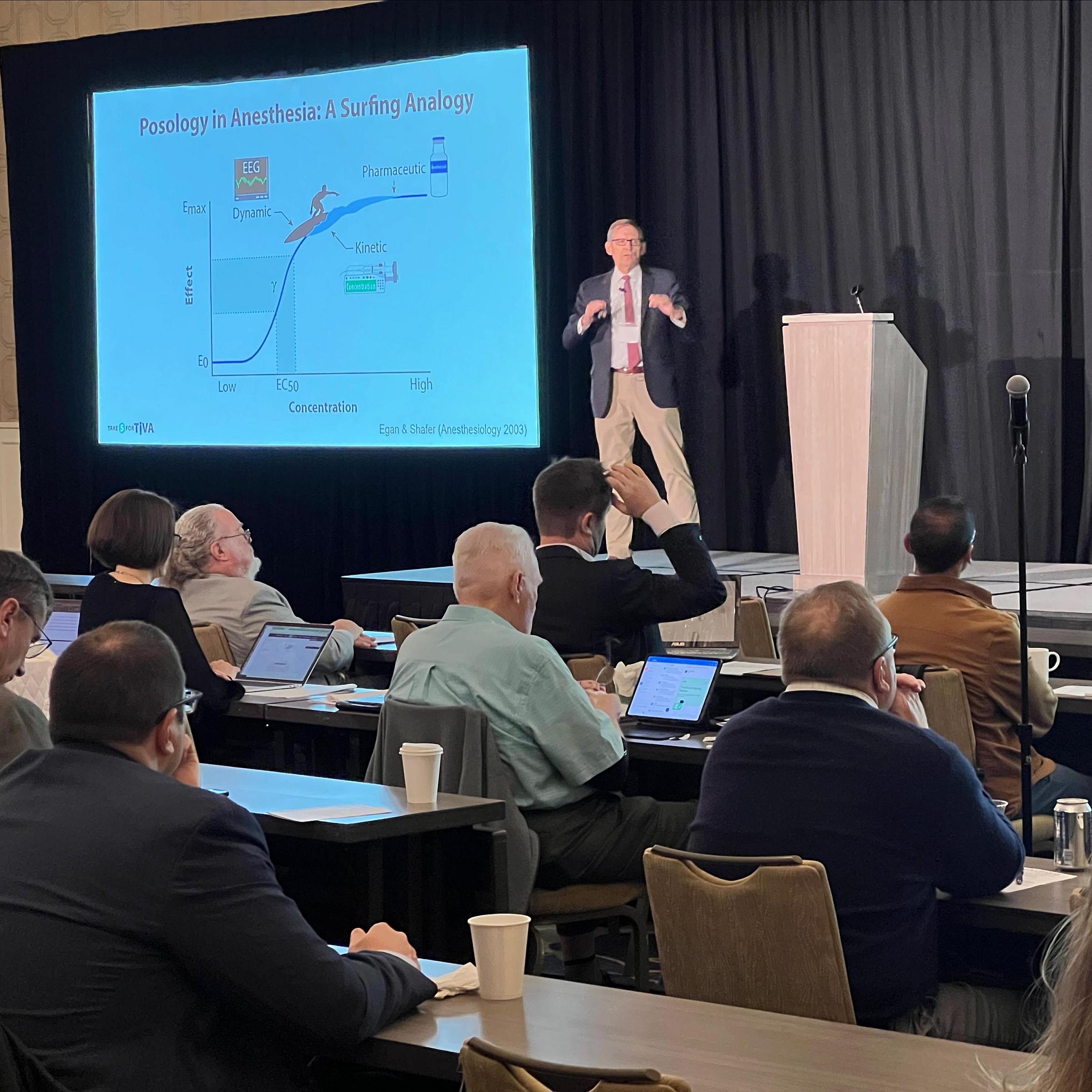 Talmage Lecturing at 2022 MPOG Retreat